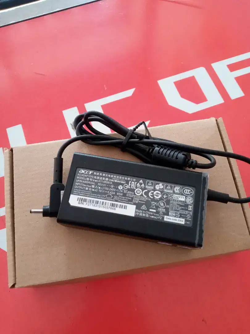Adaptor Charger Laptop Acet A314-32