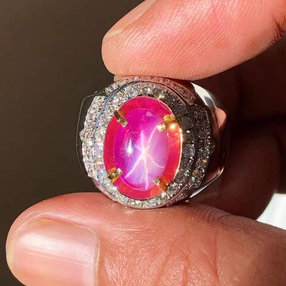 Natural star ruby burma 4.62 cts