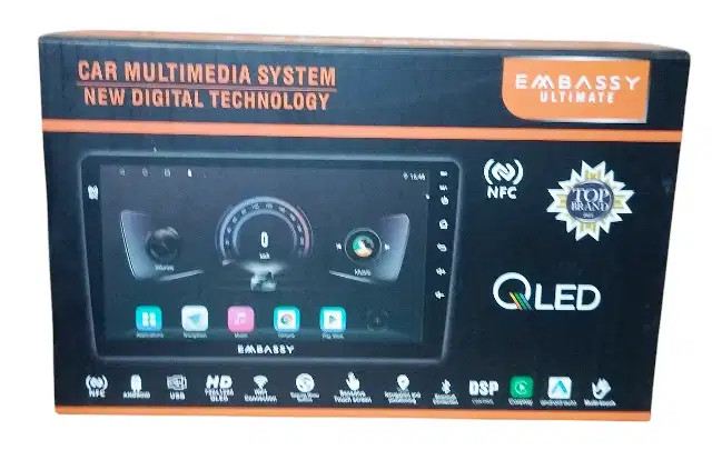 Android Embassy GEMINI ULTIMATE NFC 9 Inchi Ram 4/64 QLED CARPLAY NFC