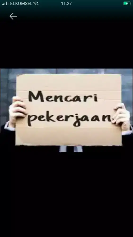 Mencari kerjaan