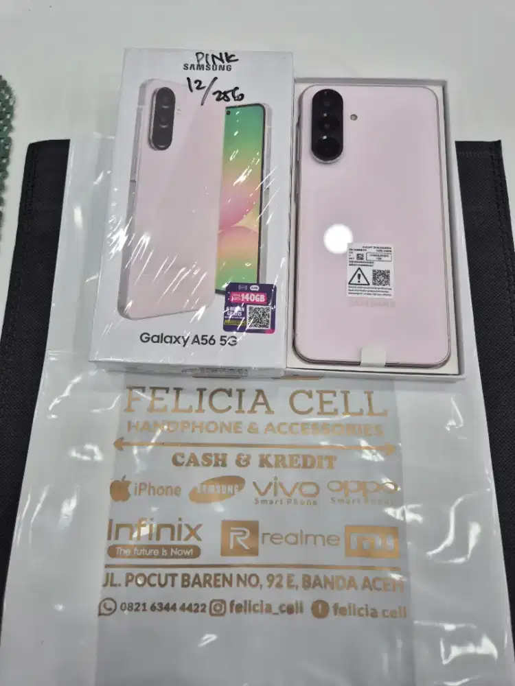 SAMSUNG A56 RAM 12/256GB Free Travel adaptor