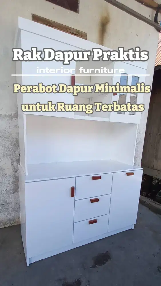 RAK DAPUR/LEMARI DAPUR UNTUK RUANGAN TERBATAS/KITCHEN ISLAND