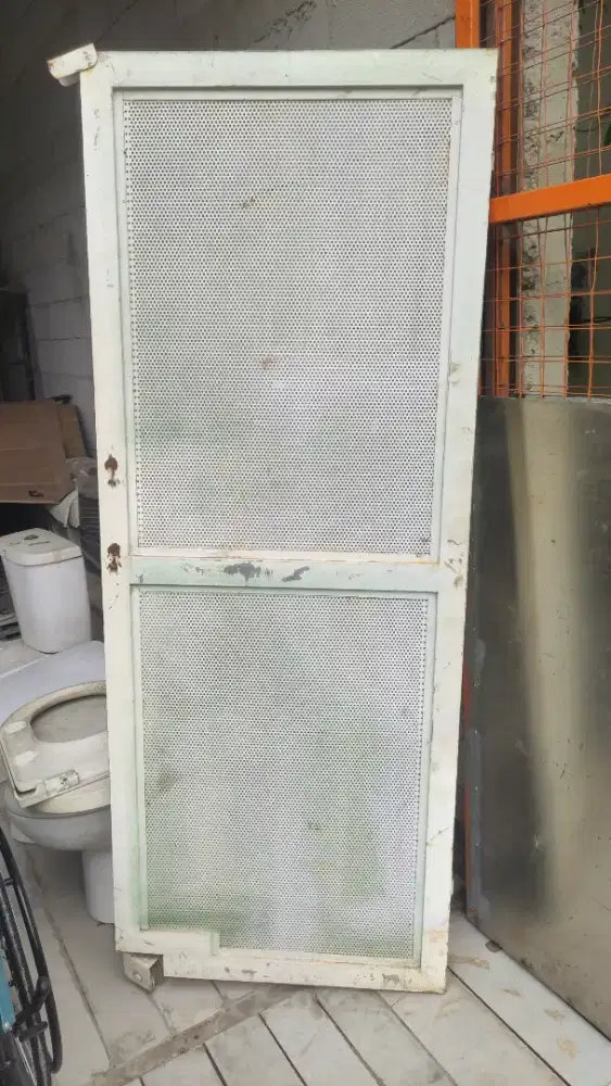 PINTU BESI TRALIS SLIDING GESER TANPA KUSEN