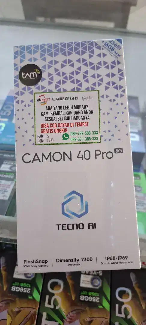 Tecno Camon 40 Pro 5g Baru
