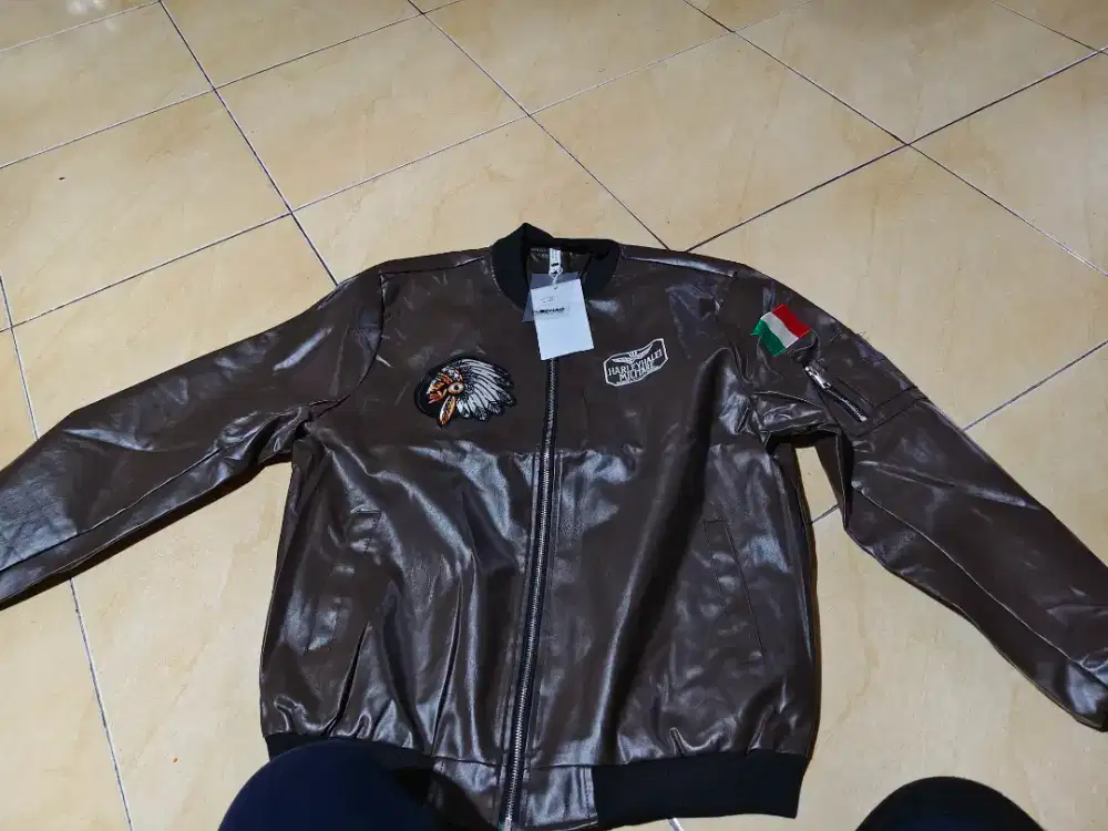 Jaket militer Indian warna coklat