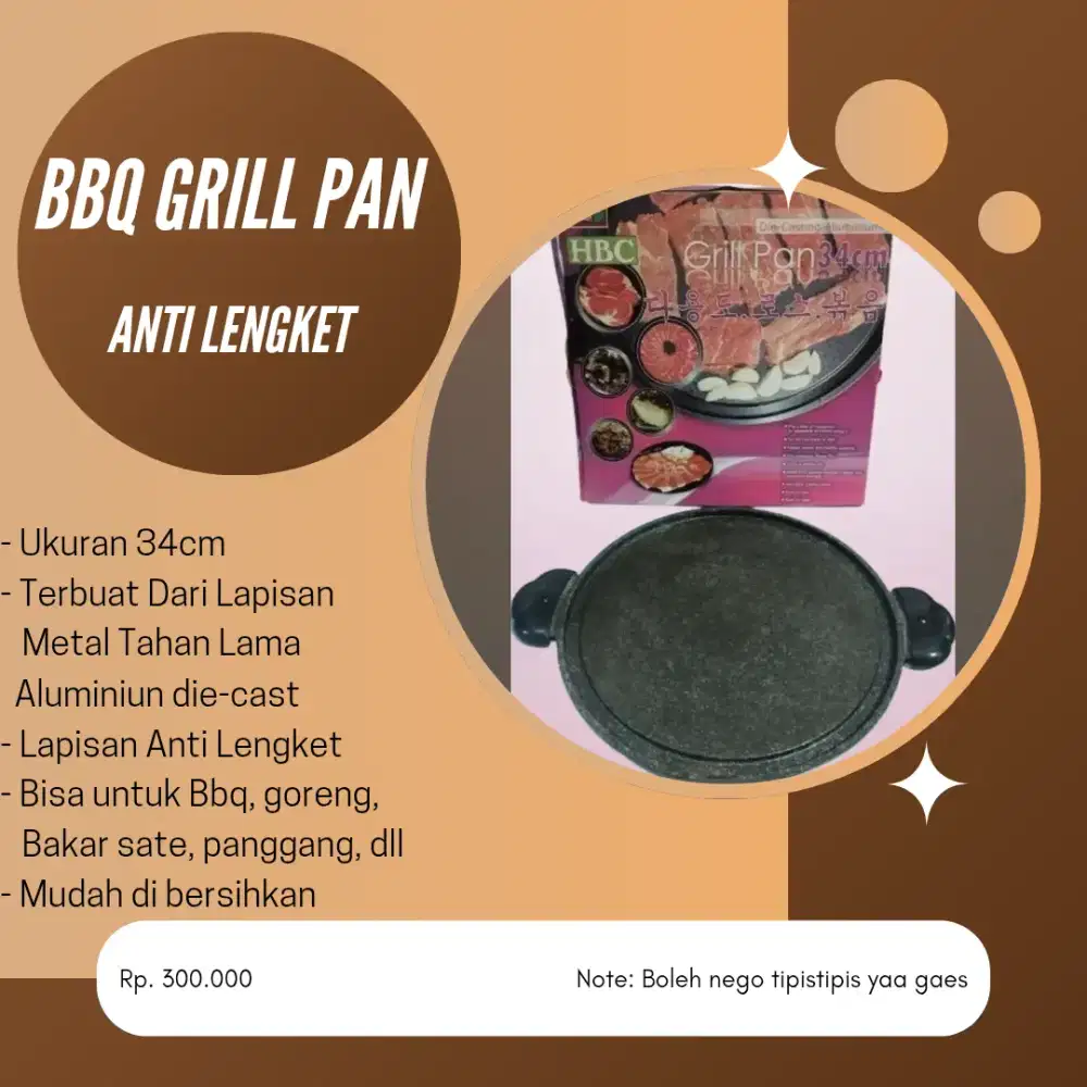 Grill Pan BBQ 34