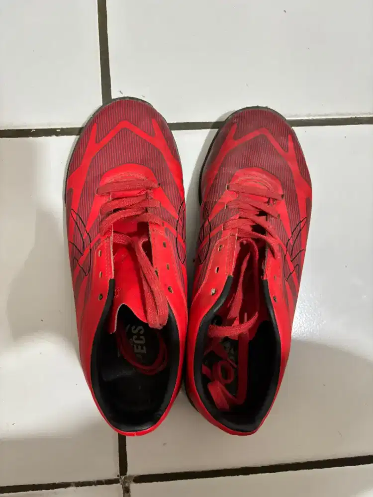 Sepatu Specs Valco Fg Warna Hot red Second ORI