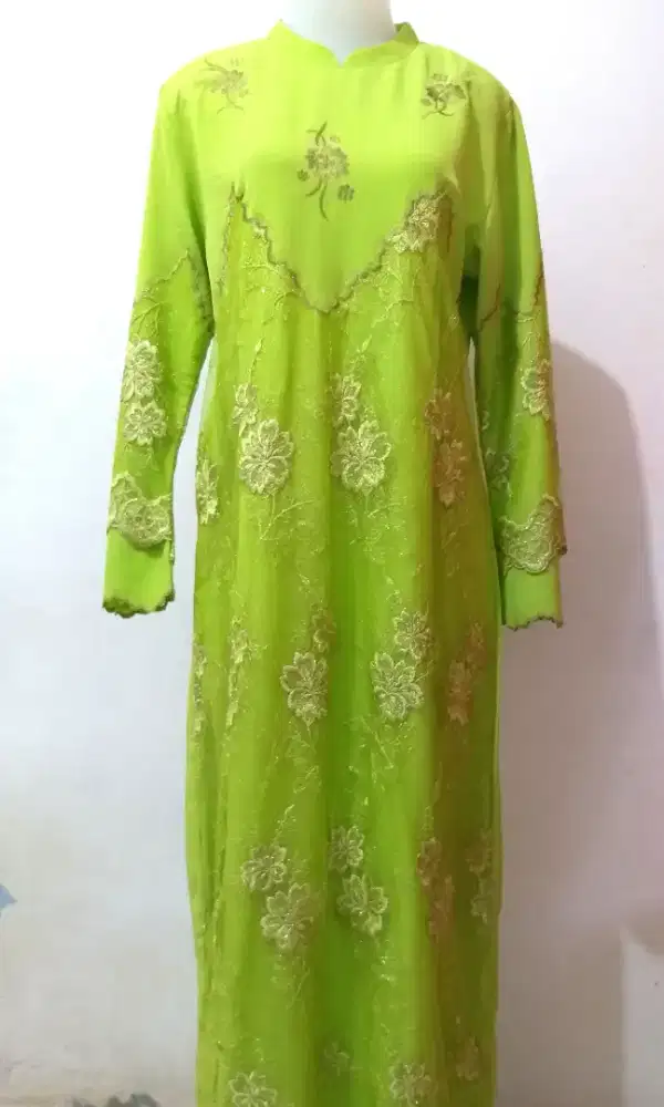 Gamis Brukat Hijau (M)