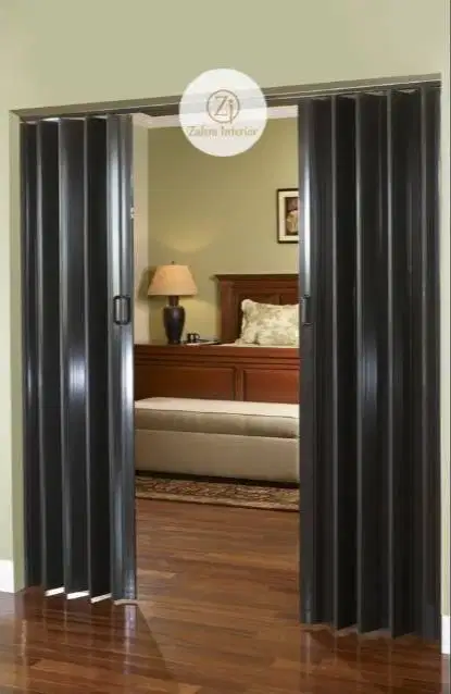Sekat ruangan pvc | pintu lipat serbaguna, folding door pvc premium
