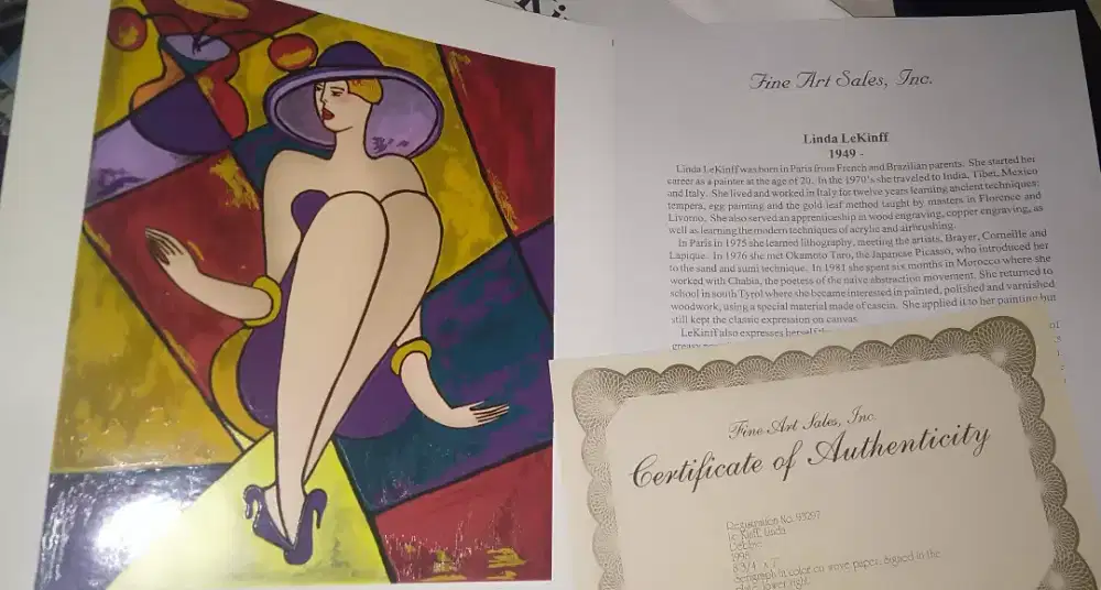 Menjual karya lukisan tangan