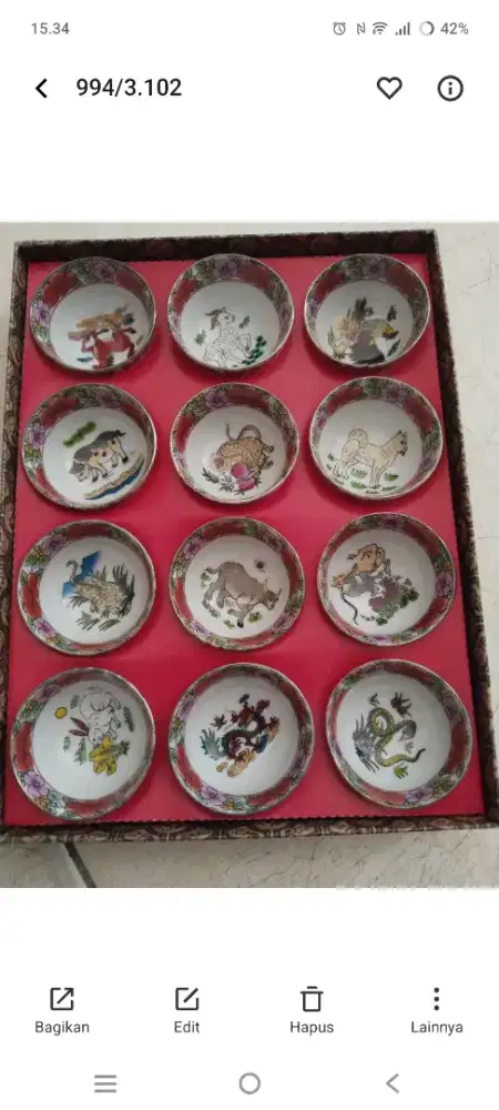 Cangkir 12 zodiak cina