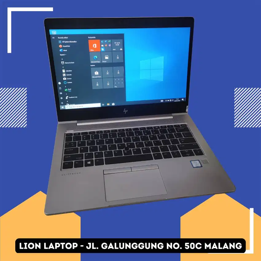 Core i5 Gen 8 RAM 8GB SSD 256GB Slim HP Elitebook 830 G6 [24|06]