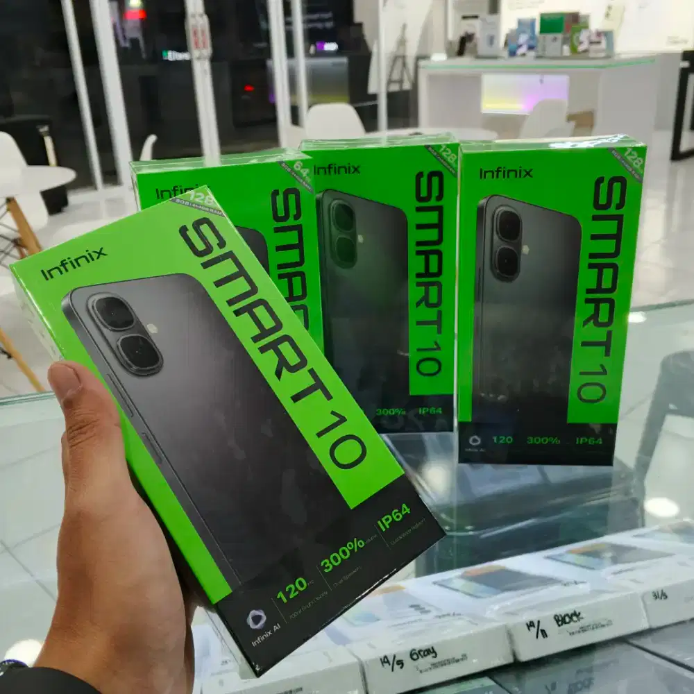 INFINIX SMART 10 4/128 GB Garansi Resmi