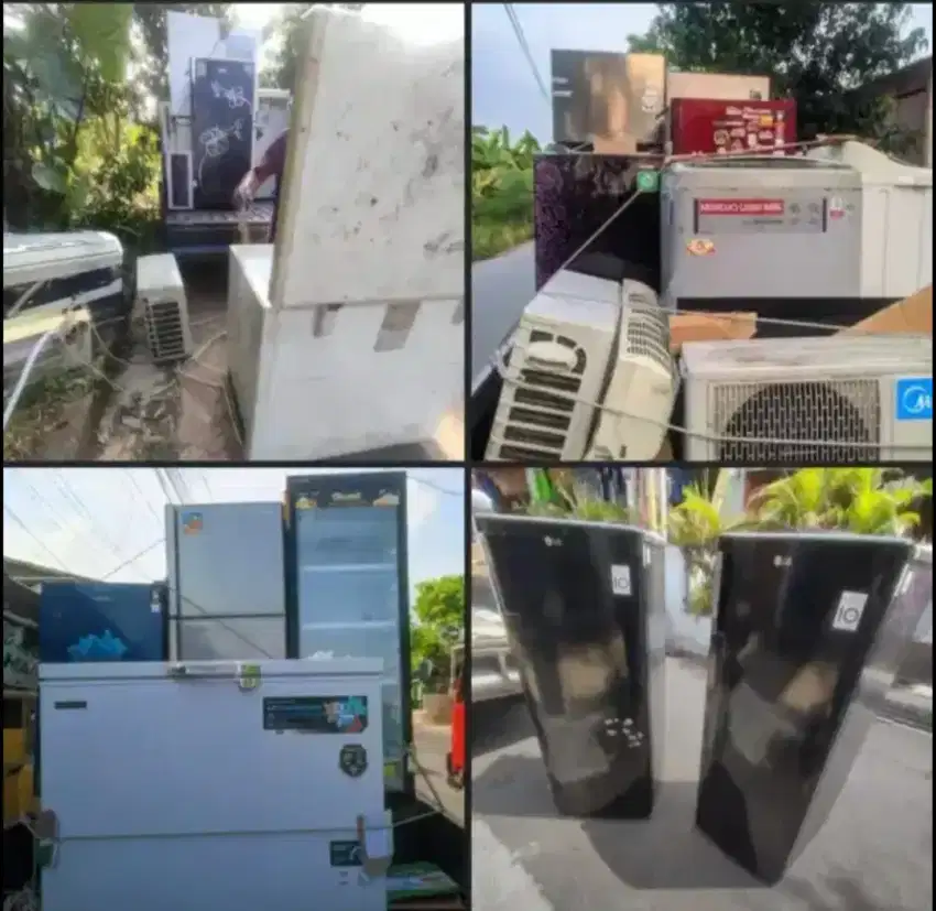 Beli Barang Elektronik Rosok Bekas Rusak Freezer DLL