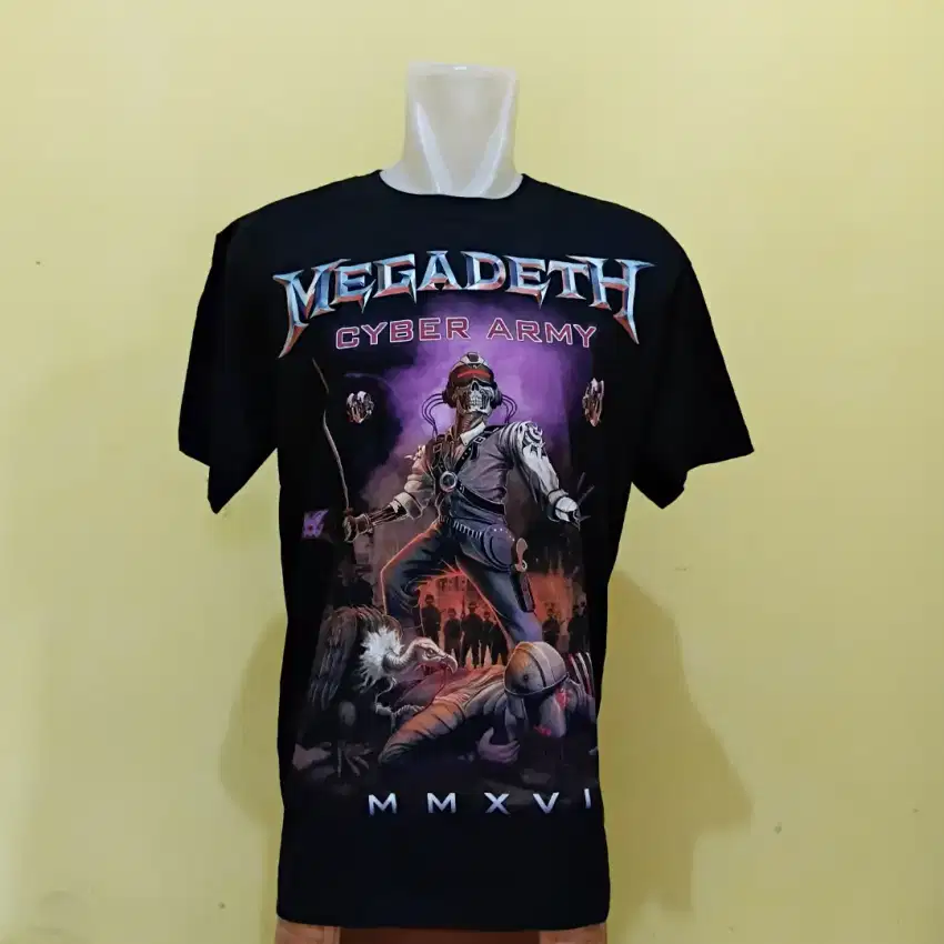 Kaos Megadeth bootleg thailand
