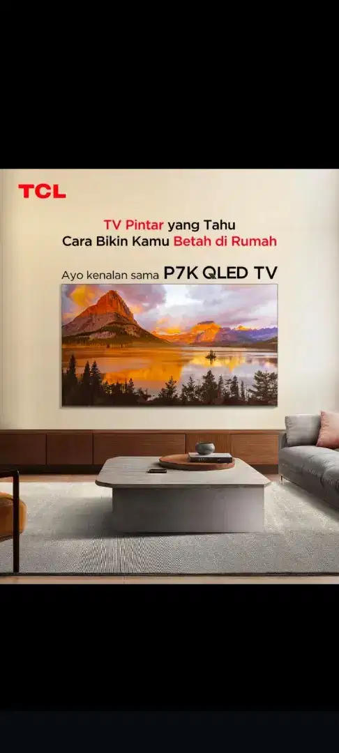 Tv led tcl  qled tv p7k