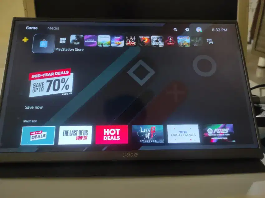 Monitor portable g story 15,6 inch HDR Qled