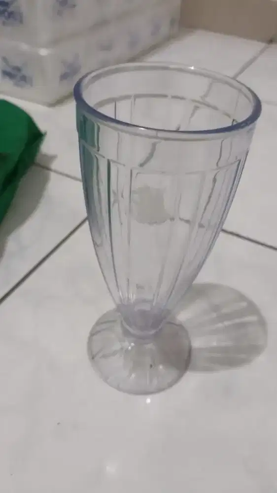 Gelas Jus Teh Mika Plastik Bekas Resto Ex Cafe