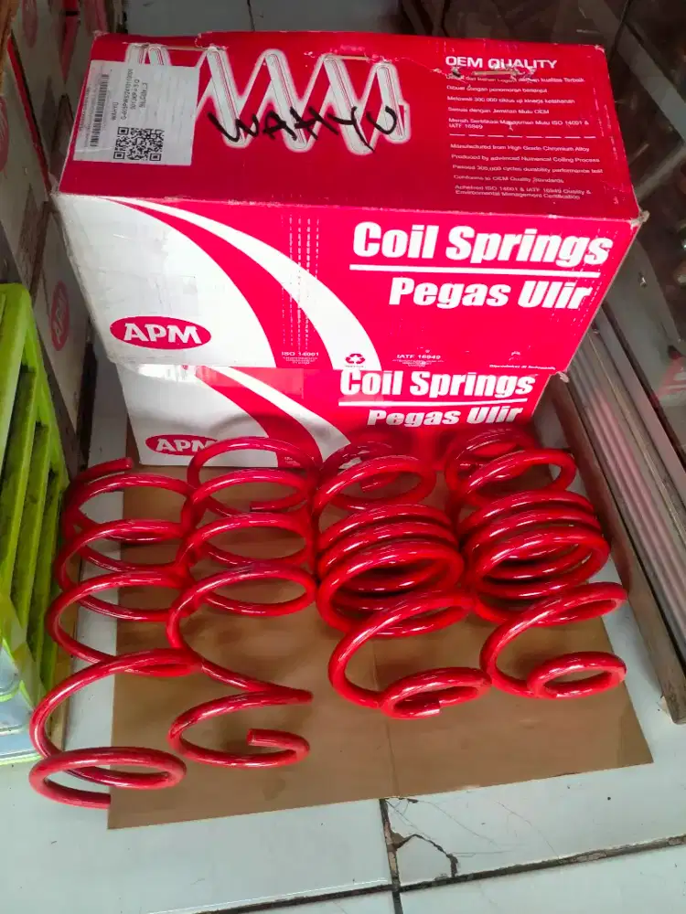 Per keong buat mobil new Terios rash merk apm turun 3cm dari standart