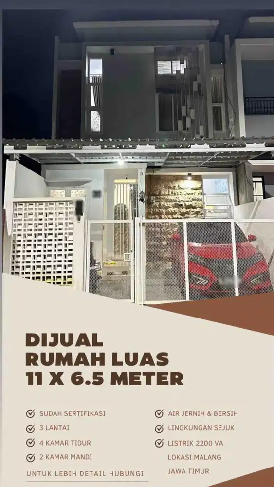 Dijual Cepat Rumah Di Belakang Perumahan Araya