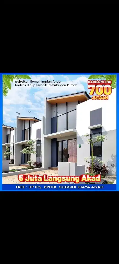 Free Mezzanine Free DP at Serpong Garden Cisauk Dekat Aeon BSD