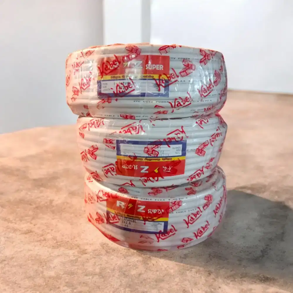 Kabel Listrik RZ Ukuran 2x2.5 panjang 40Y  Kawat Besar