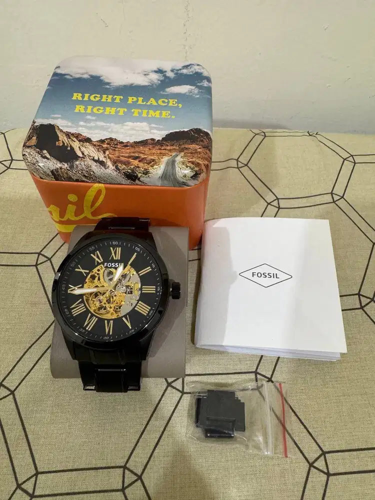 Fossil Jam Tangan Pria Flynn Automatic