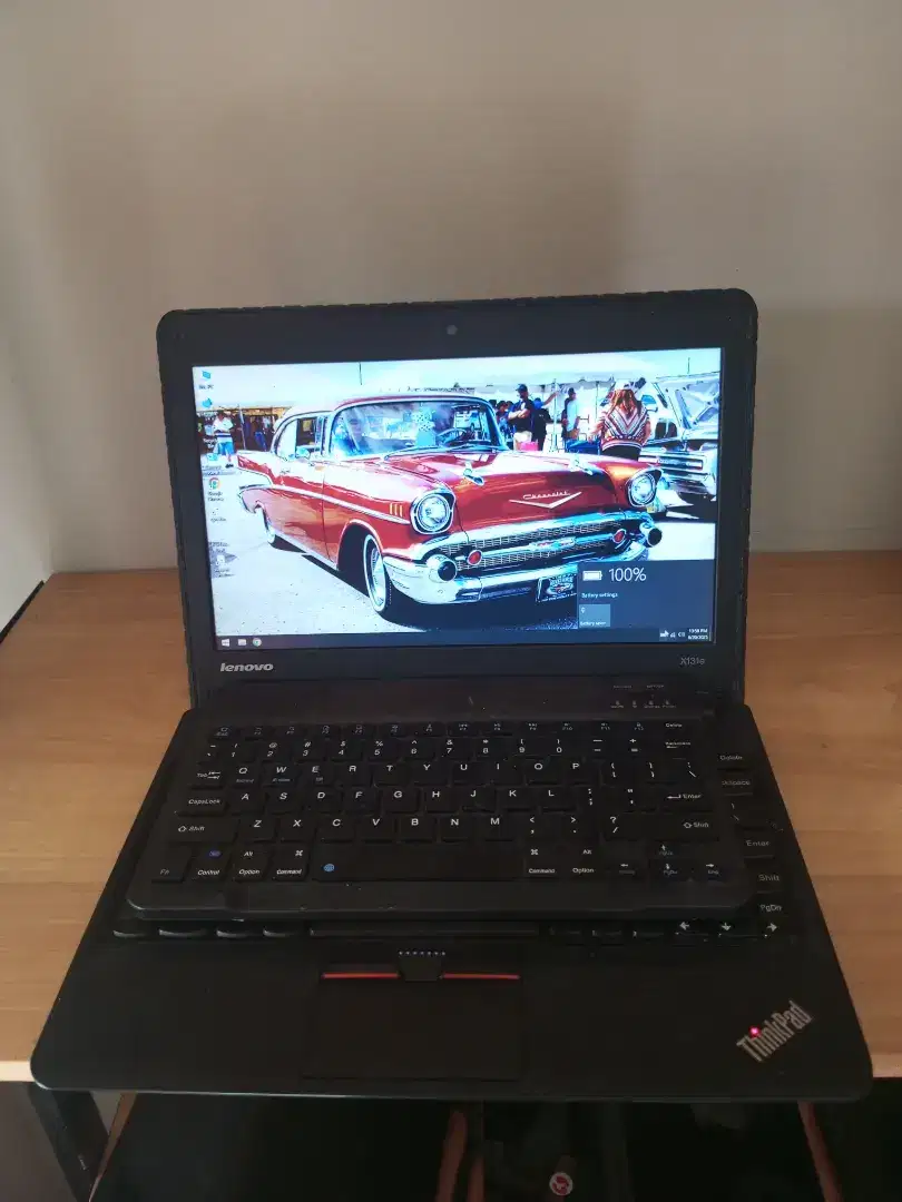 Thinkpad X131e AMD E2-1800 DDR 4GB HDD 80GB 12 Baterai 10 menit