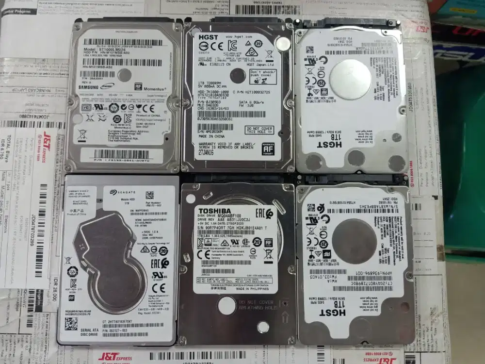 Jual HDD Laptop 1tb ORI COPOTAN LAPTOP Yg Udah Upgrade