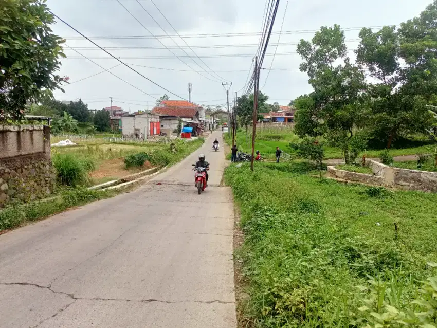 Jual tanah pingir jalan kabupaten lokasi deukat polres soreang