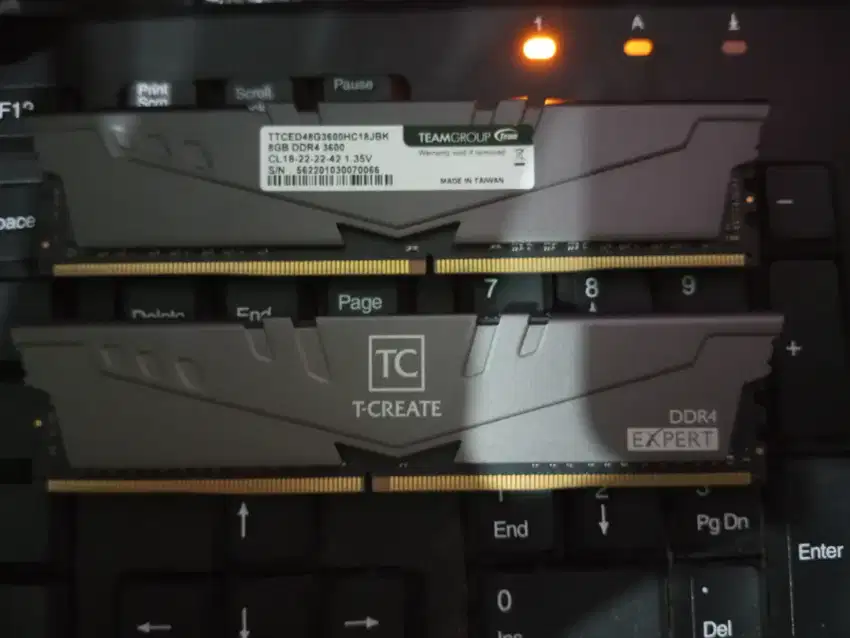 RAM DDR4 16gb kitt (2x8) TEAM T-CREATE EXPERT 3600Mhz CL18