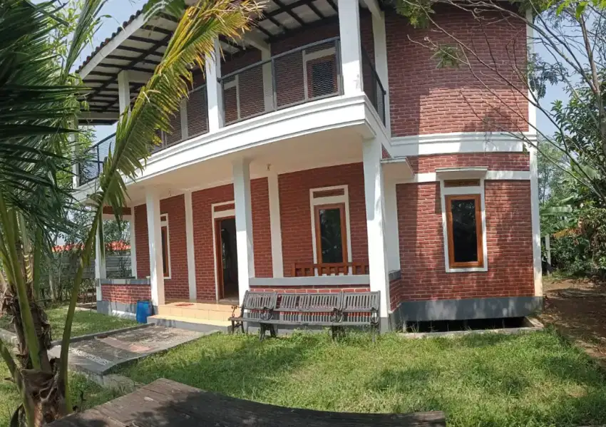 Jual Villa Luas Minimalis modern siaphuni plus Kolam ikan