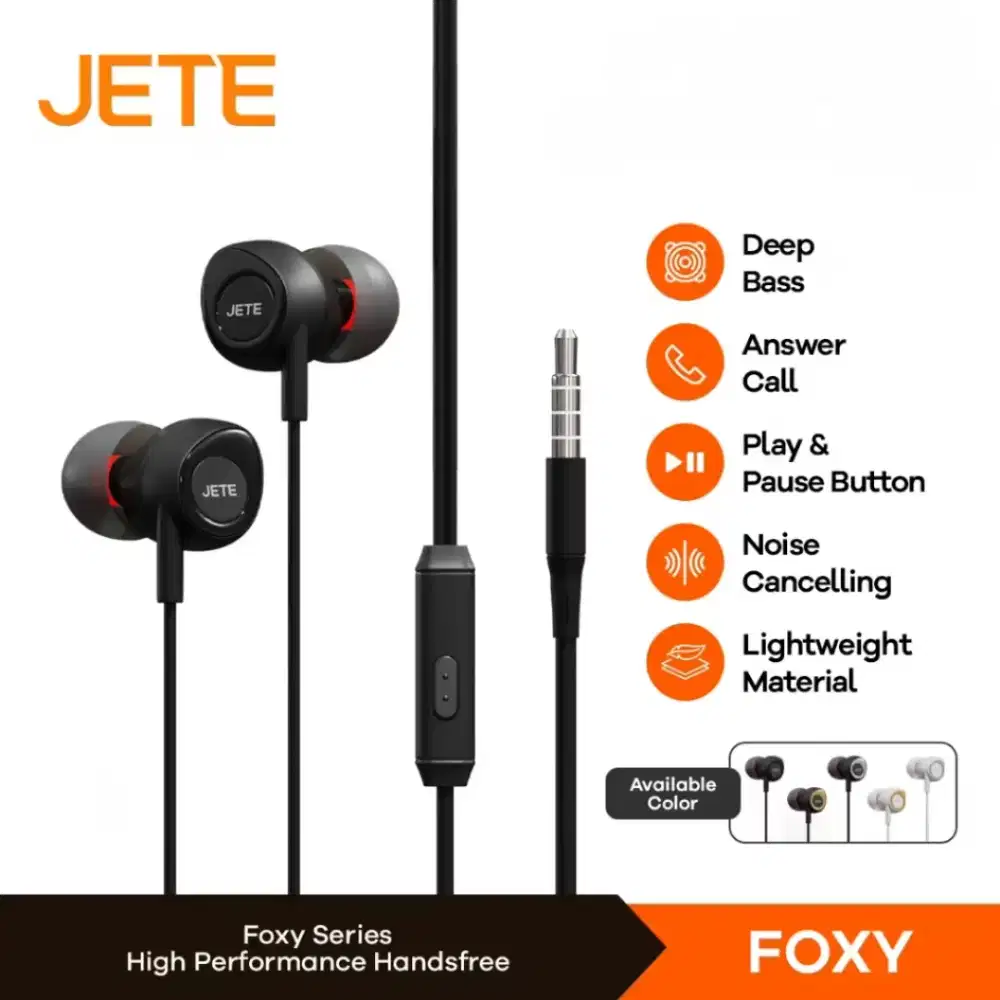 Jete foxy series hight perfomance warna putih