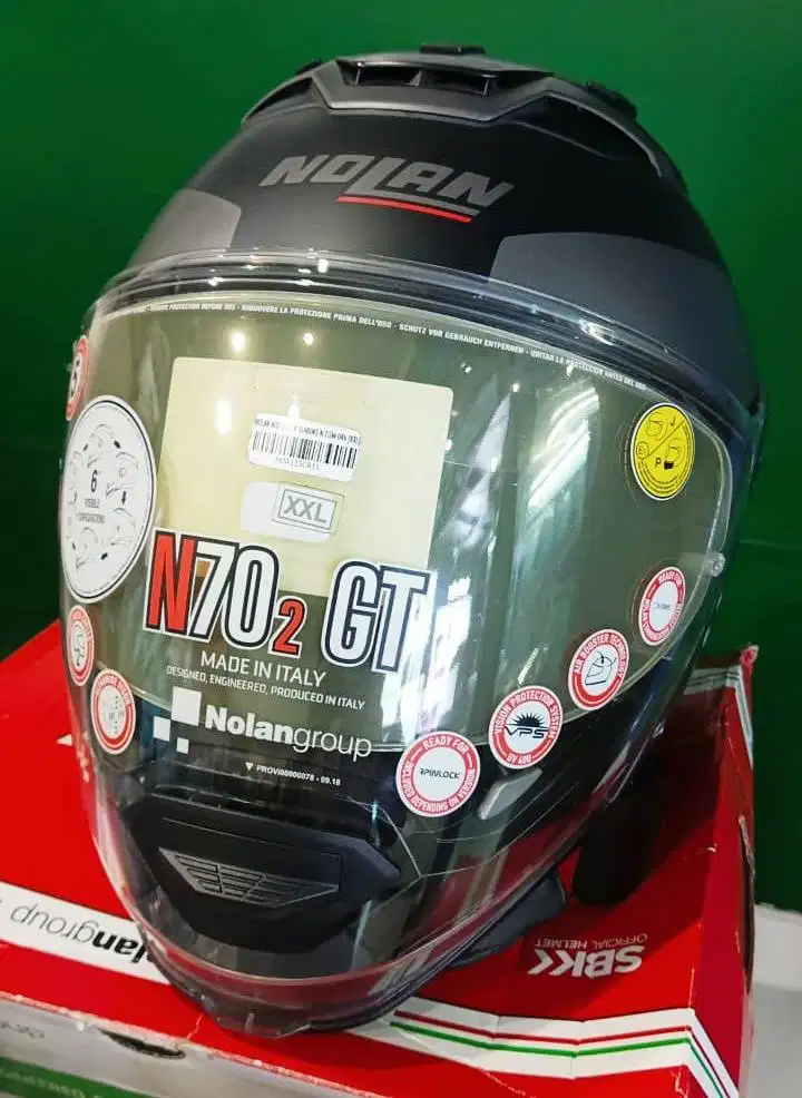 Nolan N70 2 GT Pinlock Size XXL Warna Flat Lava Grey Bandung Antapani