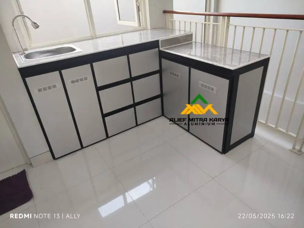 Kitchen set, Kabinet dapur, Rak piring, kabinet bawa tangga