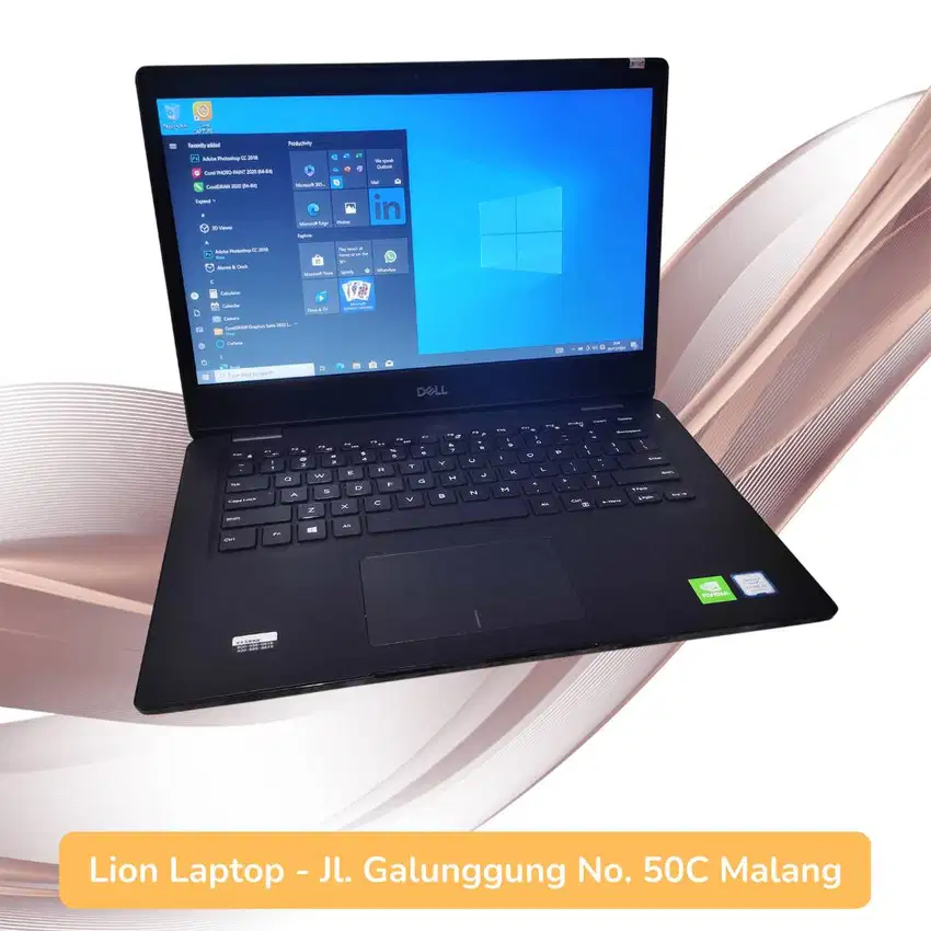 Gaming/Editing Double VGA Core i5 Gen 8 RAM 8GB SSD Dell Latitude 3400