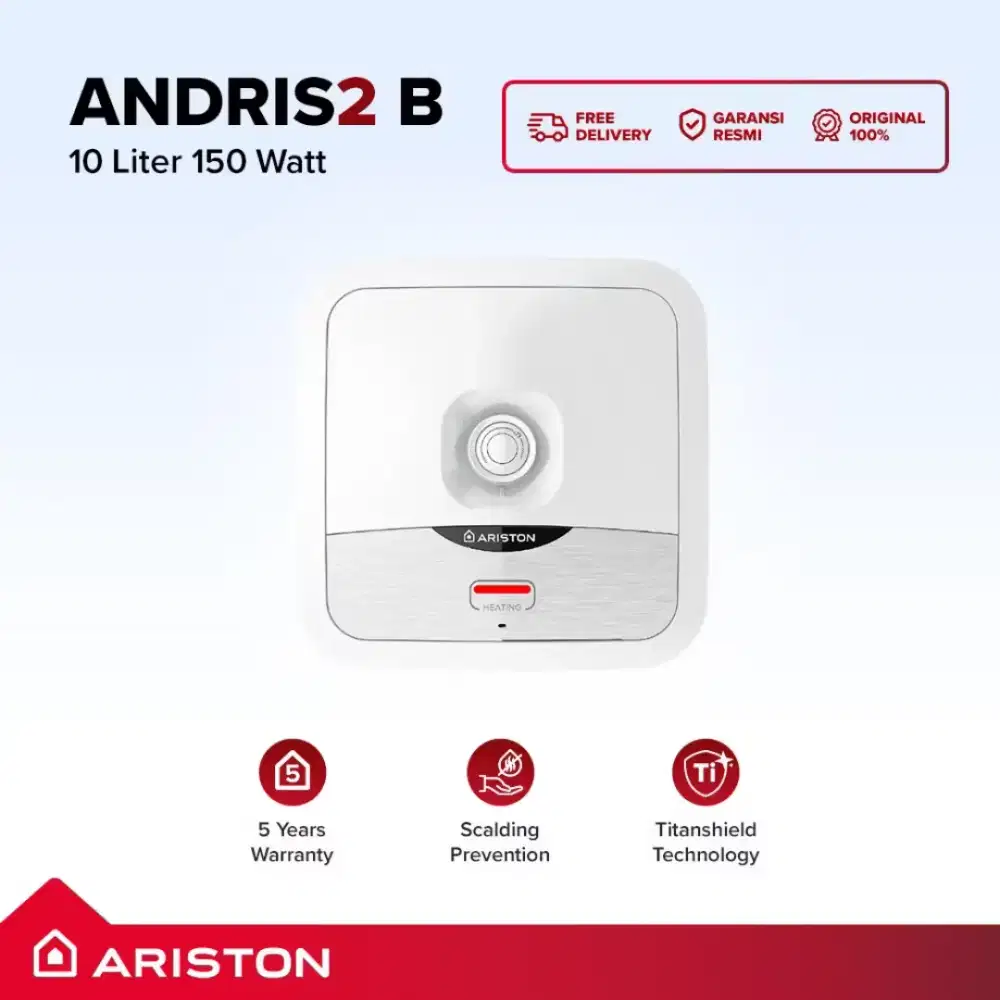 Water heater masih baru merk ariston