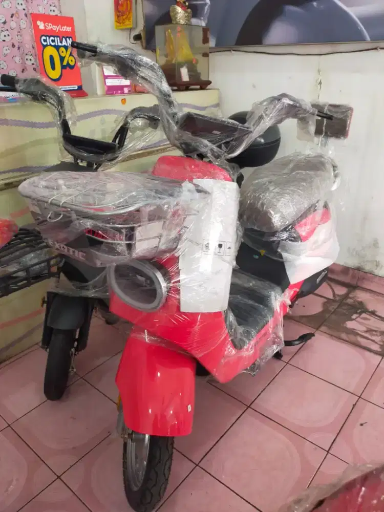 SEPEDA LISTRIK EXOTIC V7 GARANSI RESMI 100%