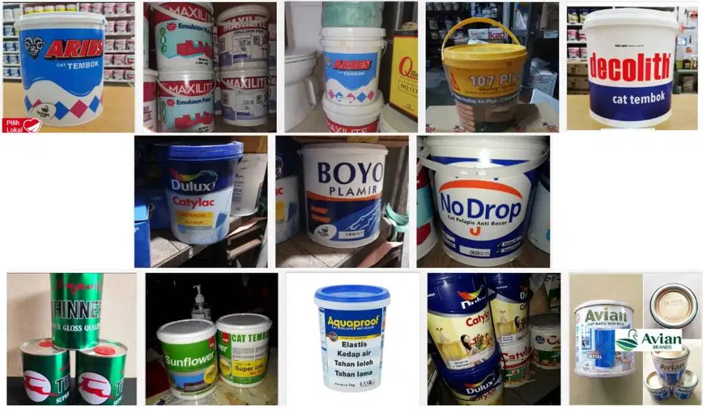 JUAL BERBAGAI CAT TEMBOK/CAT ATAP JOGJA