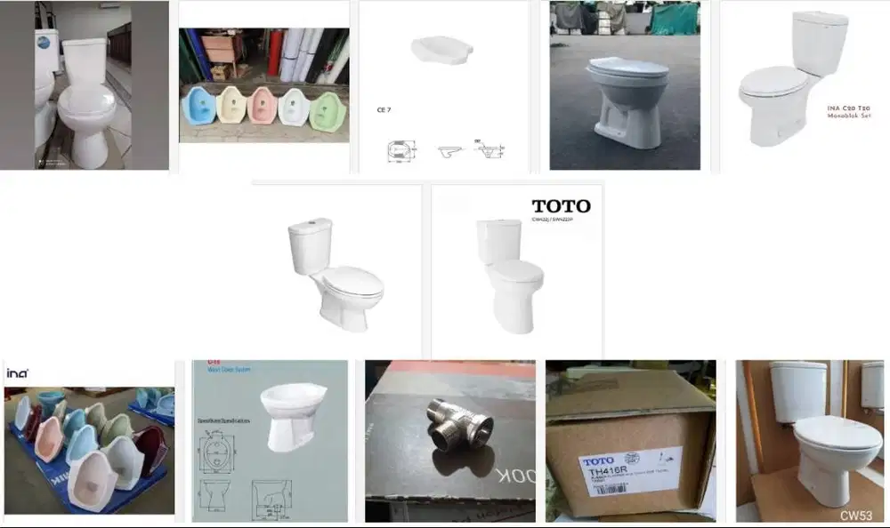 JUAL BERBAGAI CLOSET DUDUK/JONGKOK JOGJA