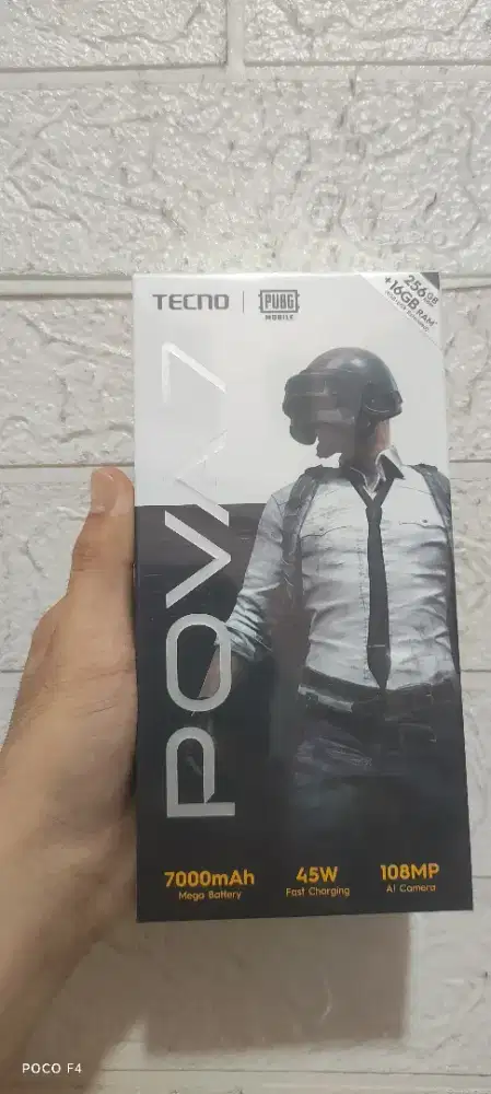 Tecno pova 7 8/256 7000 mah garansi resmi