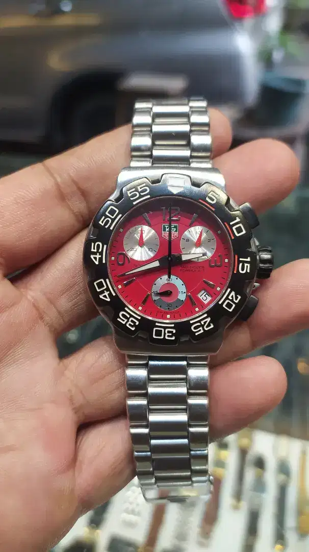 Jam tangan Tagheuer F1 chrono Quart Original second