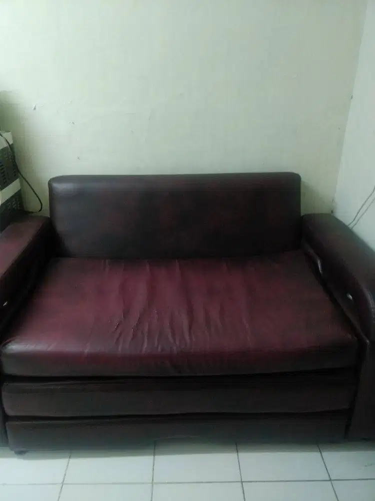 Sofa Bed Bahan Oscar Premium - 150 x 100 x 79 cm