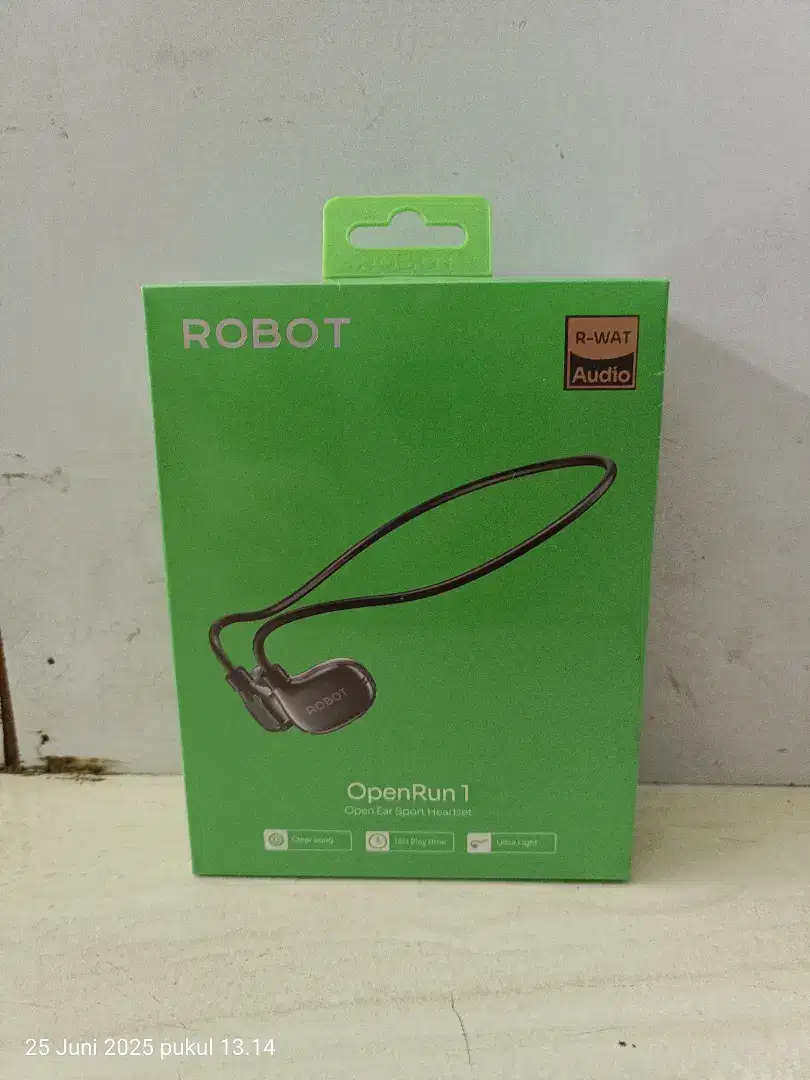 Earphone headset bluetooth sport olahraga robot openrun 1