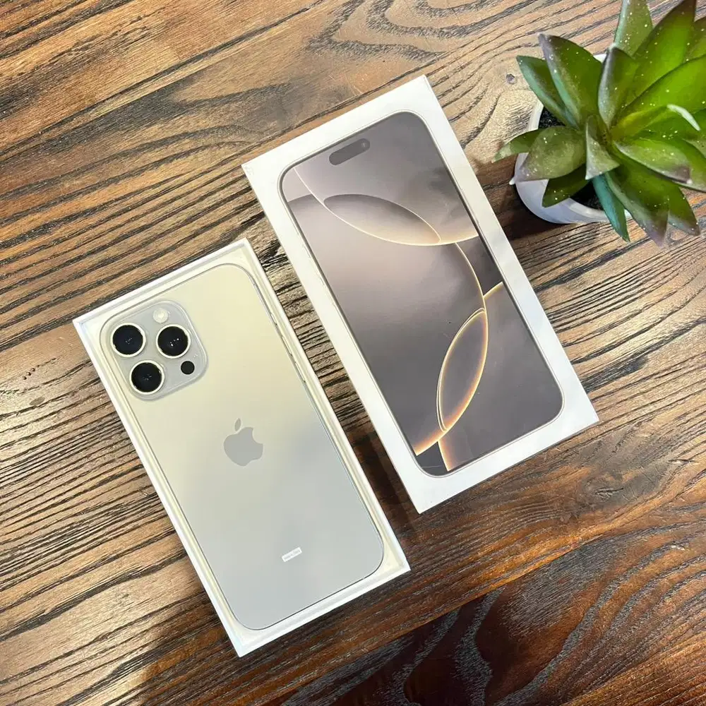 iPhone 16 Promax 256GB Natural Titanium Resmi iBox