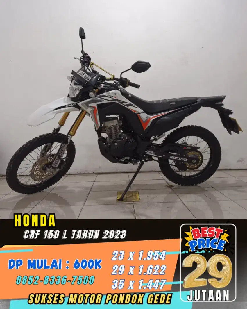 DP 600 RIBU HONDA CRF 150 L TAHUN 2023