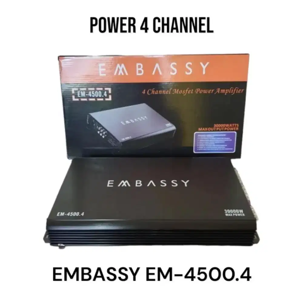 Embassy 4 Chanel EM-4500. 4 30000 watt