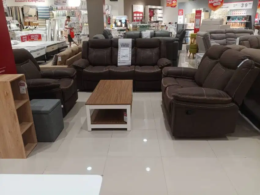 BU sofa set reclainer ,bisa langsung datang ke lokasi