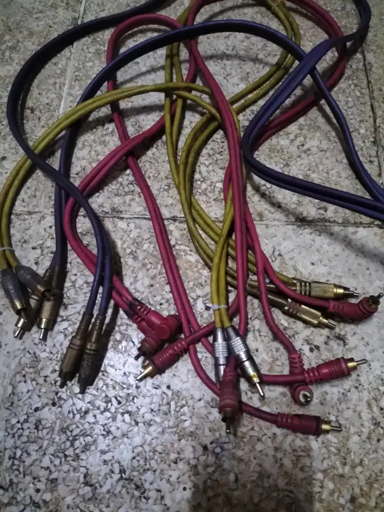 Jec rca audio stereo .campur naebahan jec logam