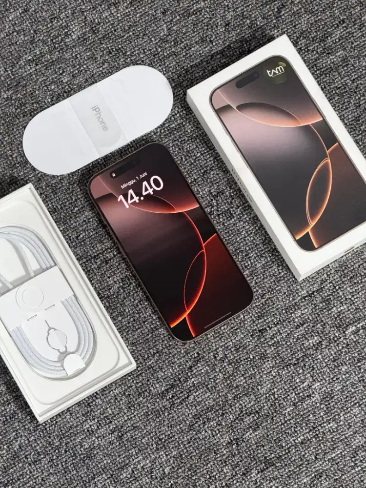 Iphone 16 pro 256gb ibox bh 100% cc masih 6